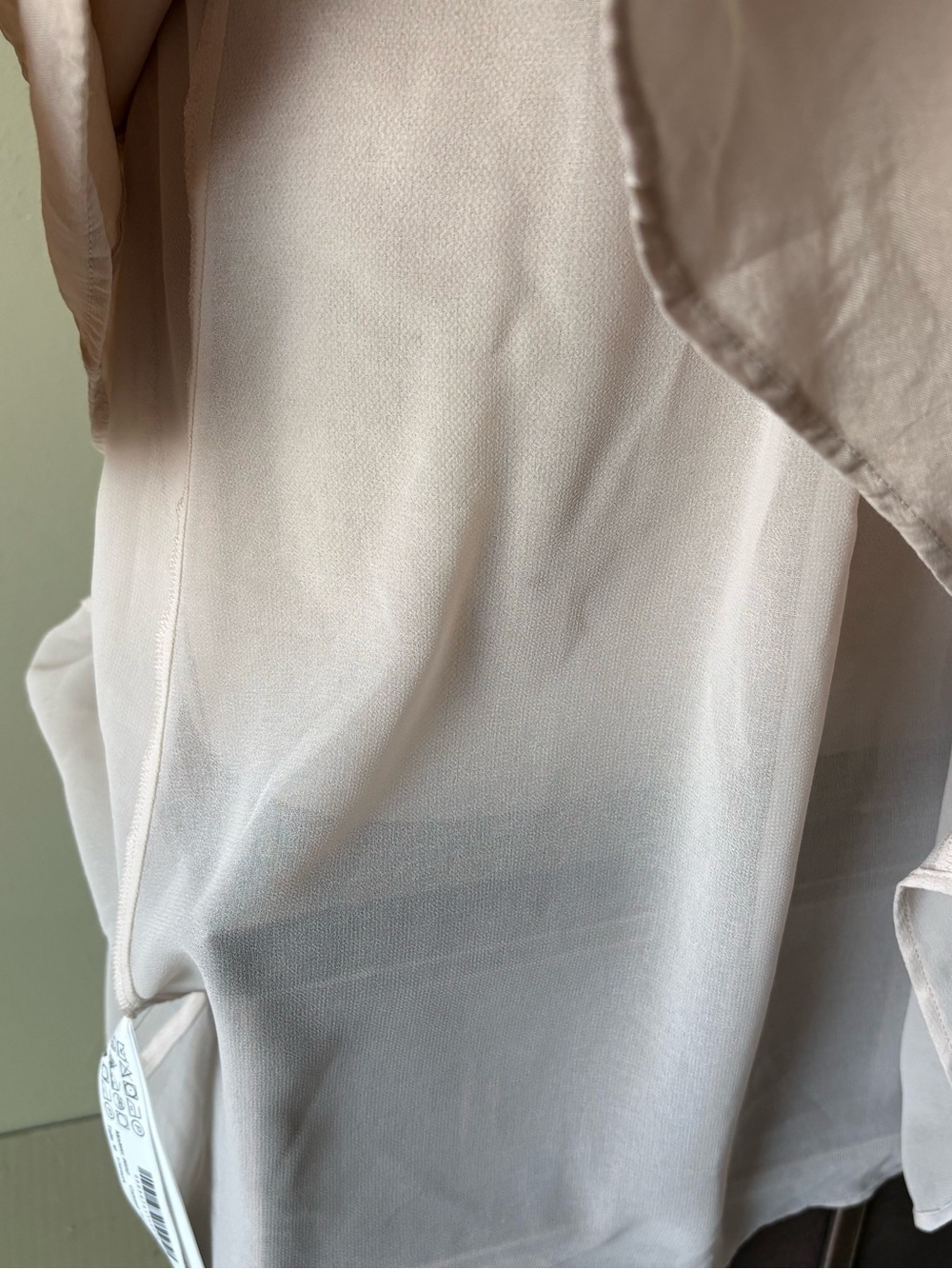Massimo Dutti Collared V-Neck Lined Dress Pockets Sz M Preppy Coastal grandma - Picture 8 of 11